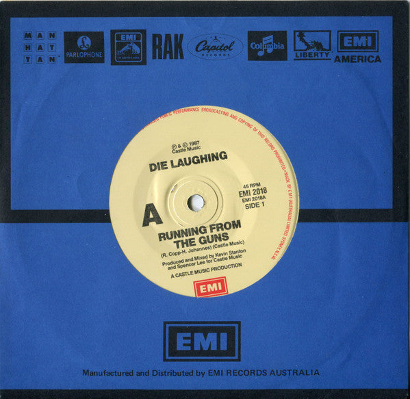 Die Laughing – Running From The Guns 7" vinyl record, image 3 of 4