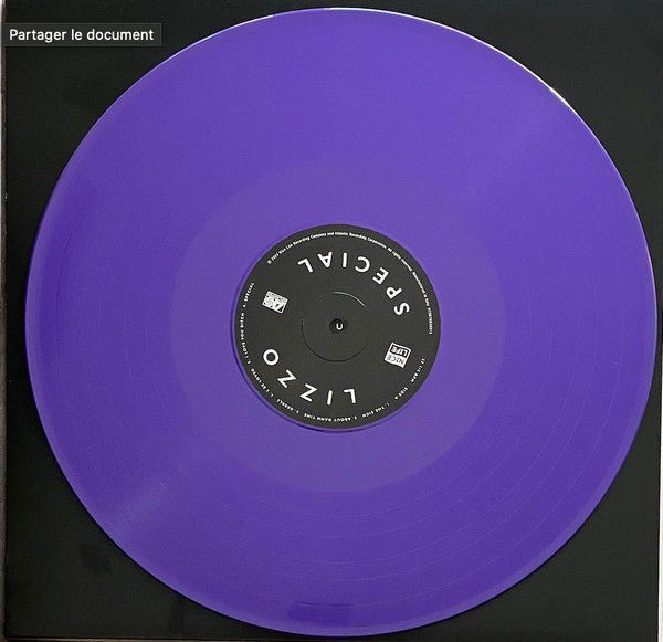 Lizzo – Special LP vinyl record, image 3 of 3