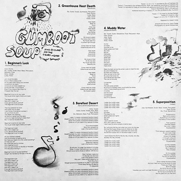 King Gizzard And The Lizard Wizard – Gumboot Soup LP vinyl record, image 3 of 7