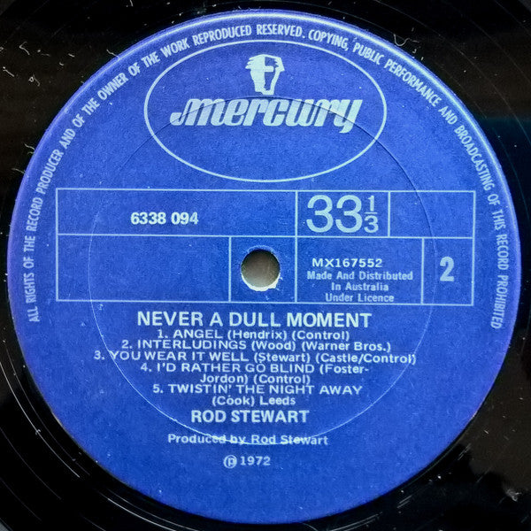 Rod Stewart – Never A Dull Moment LP vinyl record, image 4 of 8