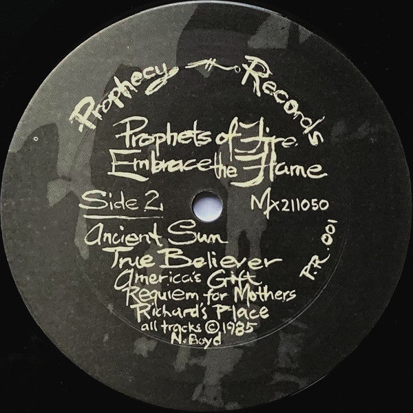 Prophets Of Fire – Embrace The Flame LP vinyl record, image 4 of 8