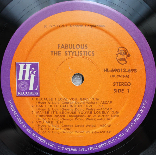 The Stylistics – Fabulous LP vinyl record, image 3 of 4