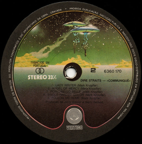 Dire Straits – Communiqué LP vinyl record, image 4 of 4
