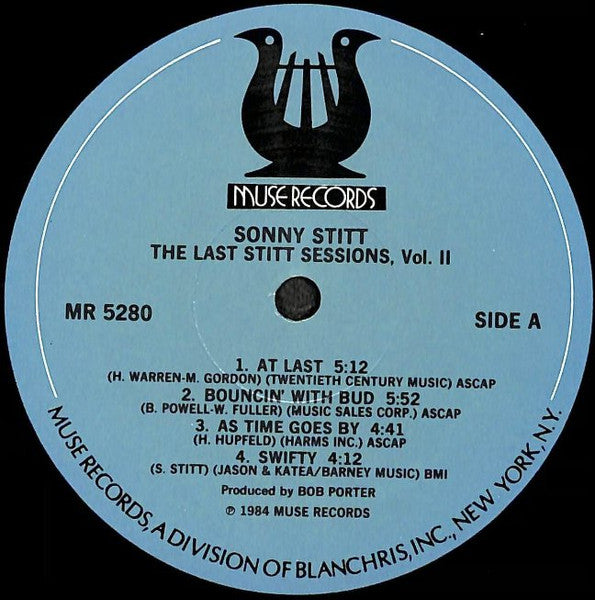 Sonny Stitt – The Last Stitt Sessions, Vol. 2 LP vinyl record, image 4 of 5