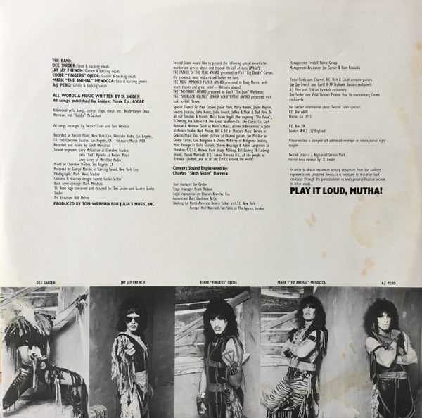 Twisted Sister – Stay Hungry LP vinyl record, image 6 of 8