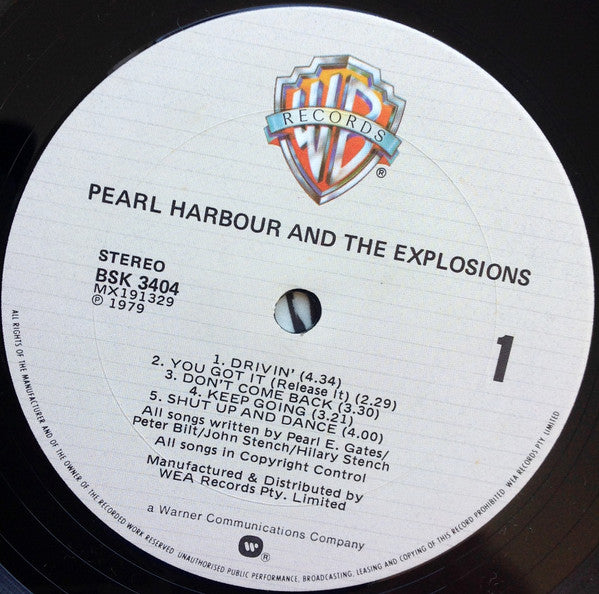 Pearl Harbor And The Explosions – Pearl Harbor And The Explosions LP vinyl record, image 3 of 4