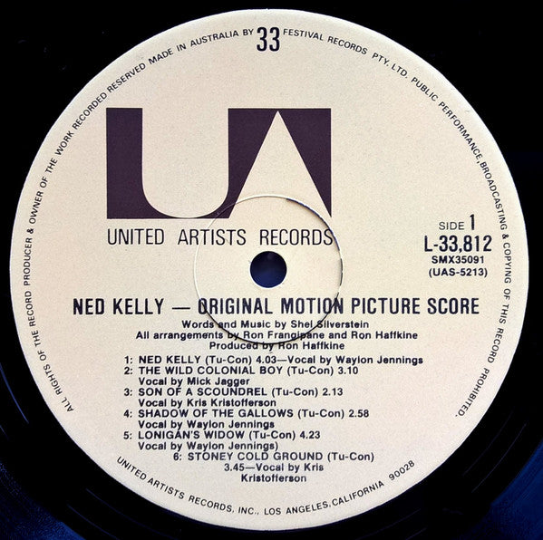 Various – Mick Jagger As Ned Kelly LP vinyl record, image 4 of 4