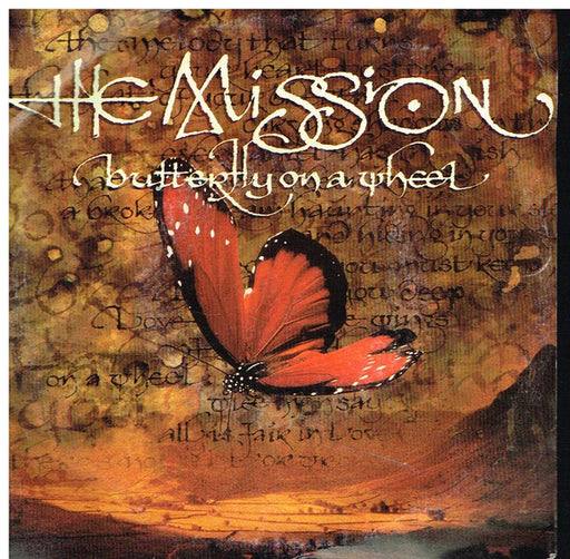 The Mission – Butterfly On A Wheel 7" vinyl record, image 1 of 3