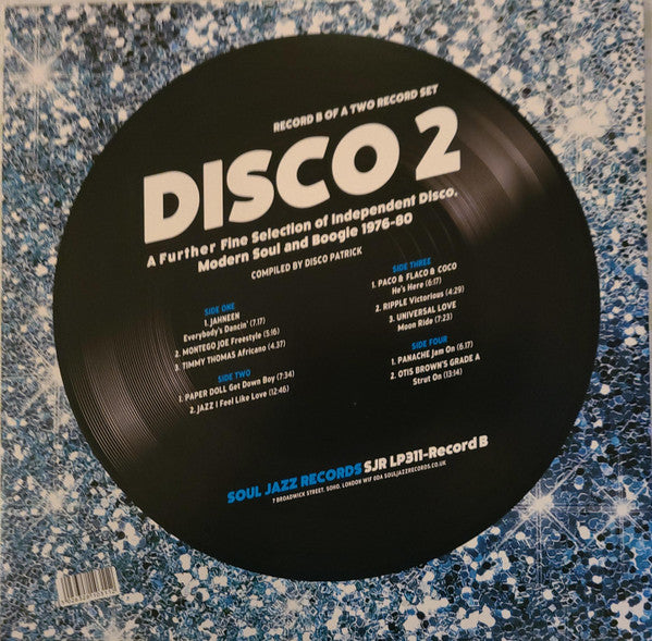 Various – Disco 2 (A Further Fine Selection Of Independent Disco, Modern Soul & Boogie 1976-80) (Record B) (2x12") 12" vinyl record, image 4 of 8