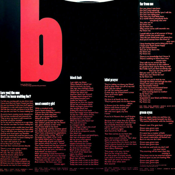 Nick Cave & The Bad Seeds – The Boatman's Call LP vinyl record, image 6 of 6