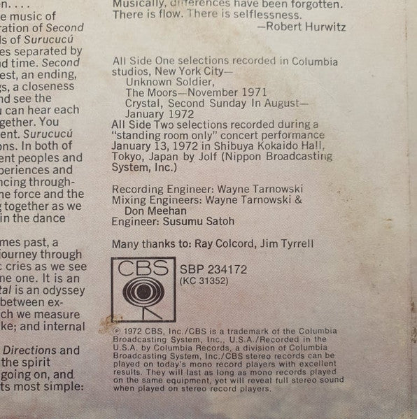 Weather Report – I Sing The Body Electric LP vinyl record, image 6 of 6