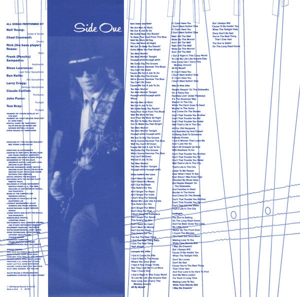 Neil Young, The Bluenotes – This Note's For You LP vinyl record, image 5 of 6
