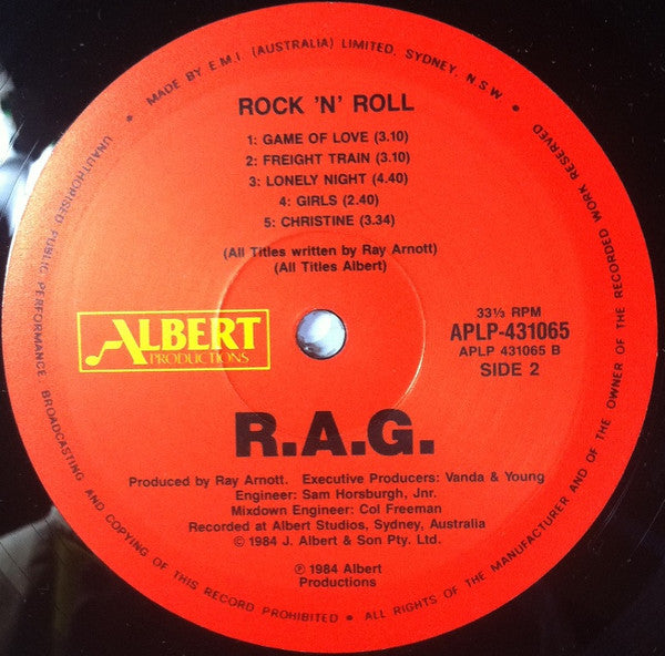 Ray Arnott – Rock 'N' Roll LP vinyl record, image 4 of 4