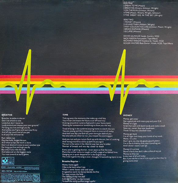 Pink Floyd – The Dark Side Of The Moon LP vinyl record, image 5 of 8