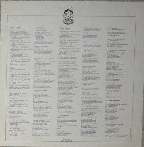 The Lost Gonzo Band – Thrills LP vinyl record, image 5 of 5