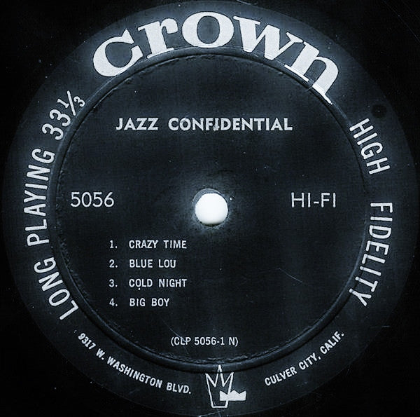 Various – Jazz Confidential LP vinyl record, image 3 of 4