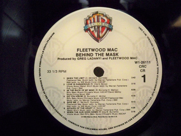 Fleetwood Mac – Behind The Mask LP vinyl record, image 2 of 4