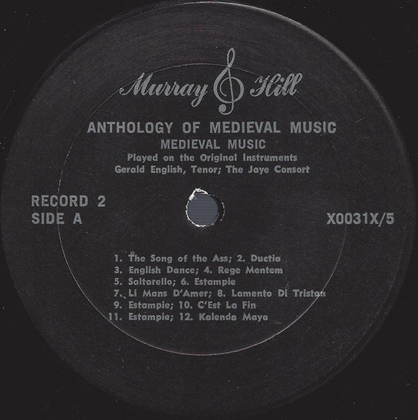 Various – Anthology Of Medieval Music (5xLP) LP vinyl record, image 5 of 10