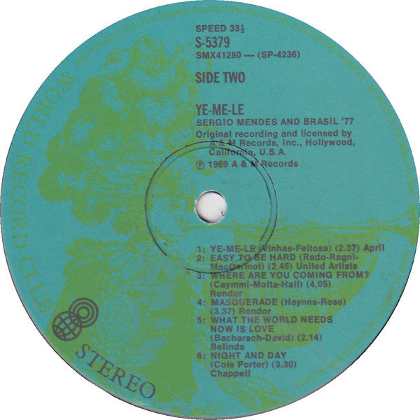 Sérgio Mendes & Brasil '66 – Ye-Me-Le LP vinyl record, image 3 of 3