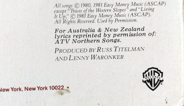 Rickie Lee Jones – Pirates LP vinyl record, image 7 of 7