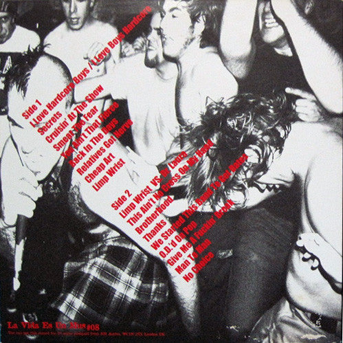 Limp Wrist – 18 Songs 12" 12" vinyl record, image 2 of 2