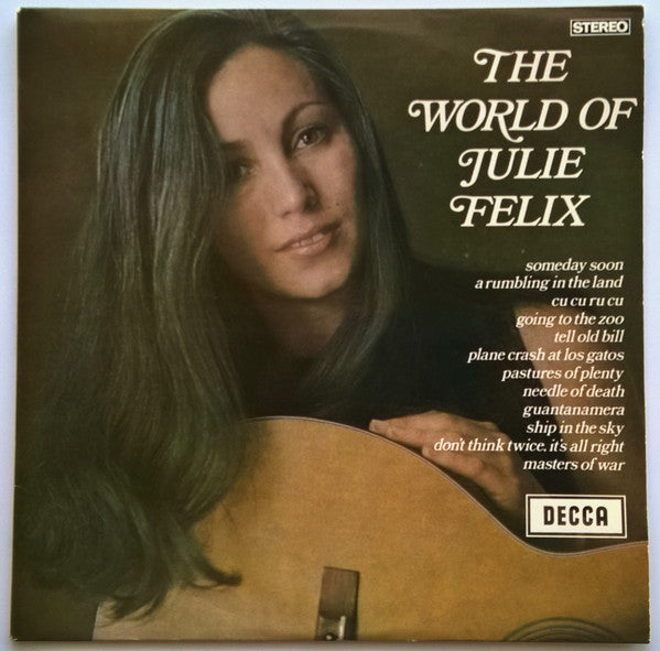 Julie Felix – The World Of Julie Felix LP vinyl record, image 1 of 4