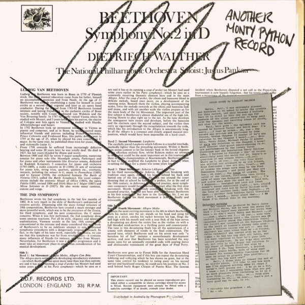 Monty Python – Another Monty Python Record LP vinyl record, image 2 of 4