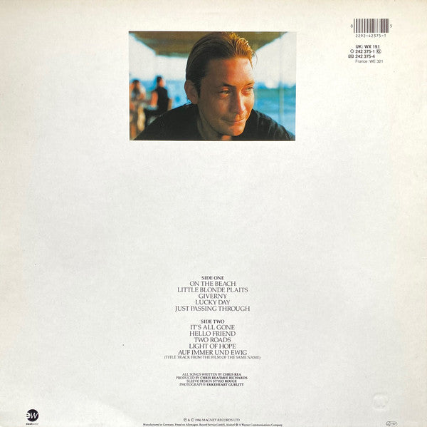 Chris Rea – On The Beach LP vinyl record, image 2 of 7