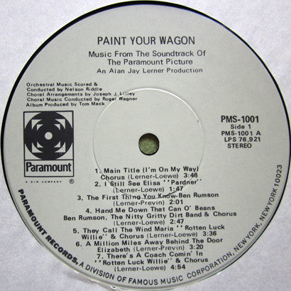 Various – Paint Your Wagon: Music From The Soundtrack LP vinyl record, image 7 of 8