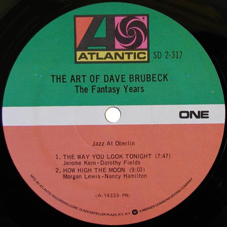 Dave Brubeck – The Art Of Dave Brubeck/The Fantasy Years (2xLP) LP vinyl record, image 4 of 7