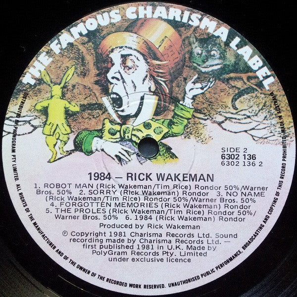 Rick Wakeman – 1984 LP vinyl record, image 6 of 6