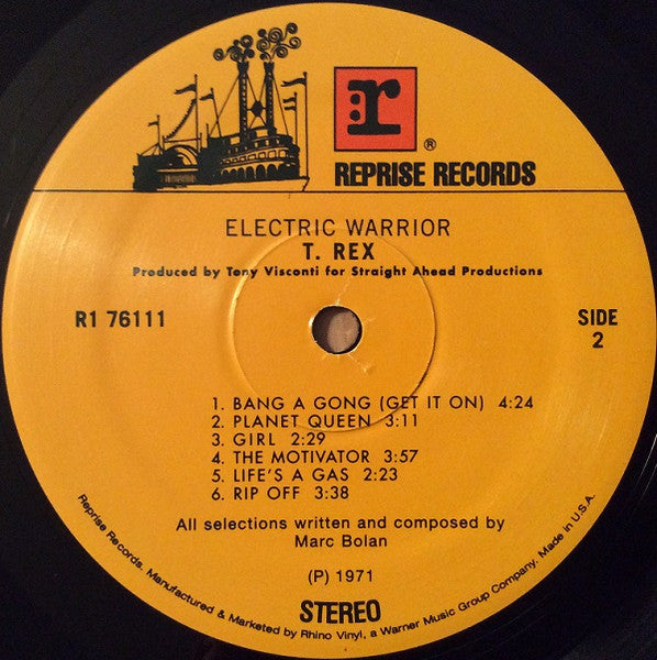 T. Rex – Electric Warrior LP vinyl record, image 4 of 8