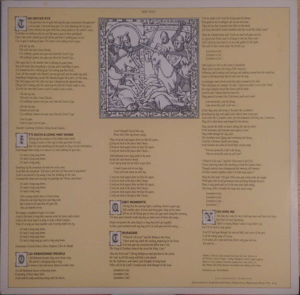 Chris de Burgh – Crusader LP vinyl record, image 4 of 6