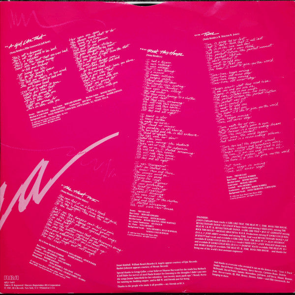 Nona Hendryx – The Heat LP vinyl record, image 6 of 6