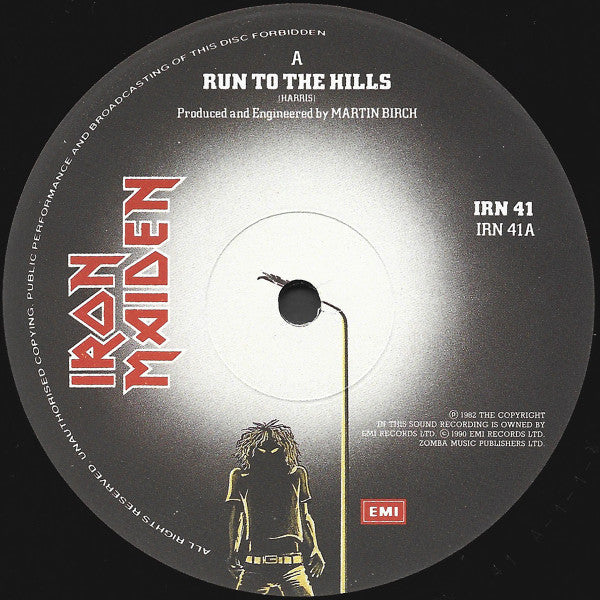 Iron Maiden – Run To The Hills · The Number Of The Beast (2x12") 12" vinyl record, image 5 of 10