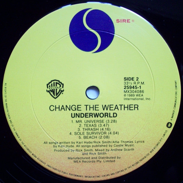 Underworld – Change The Weather LP vinyl record, image 6 of 6