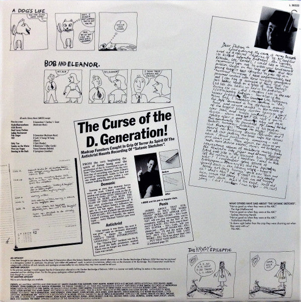 The D-Generation – The Satanic Sketches LP vinyl record, image 5 of 8