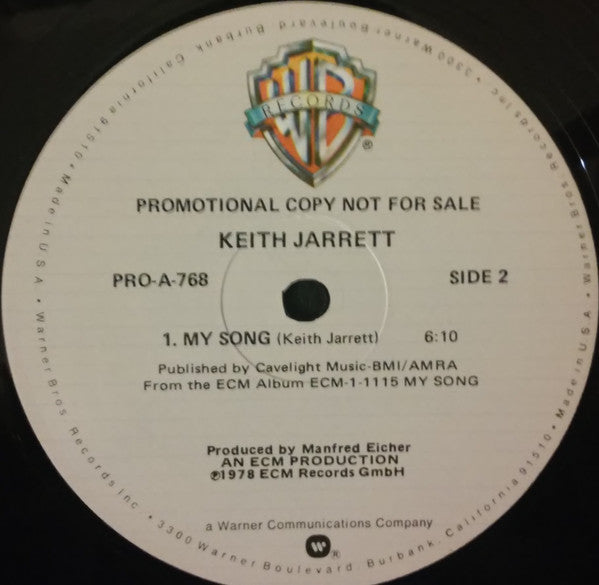 Keith Jarrett – My Song 12" vinyl record, image 3 of 3