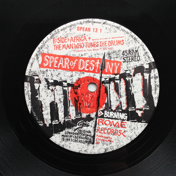 Spear Of Destiny – Flying Scotsman 12" vinyl record, image 4 of 6