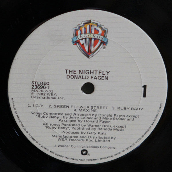 Donald Fagen – The Nightfly LP vinyl record, image 5 of 7