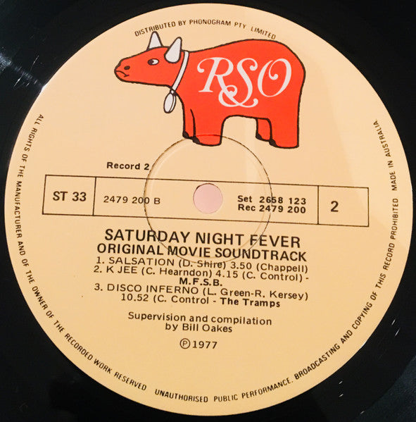Various – Saturday Night Fever (The Original Movie Sound Track) (2xLP) LP vinyl record, image 7 of 9