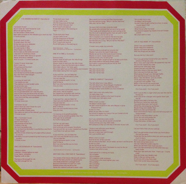 The Who – It's Hard LP vinyl record, image 6 of 6