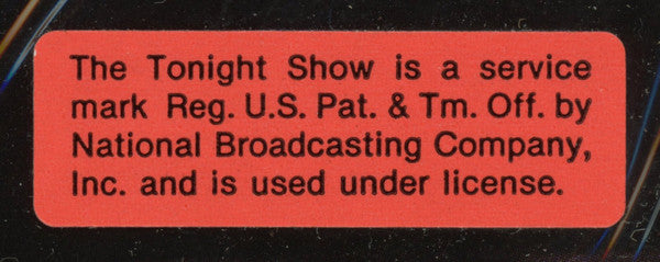 The Tonight Show Band, Doc Severinsen – The Tonight Show Band With Doc Severinsen LP vinyl record, image 5 of 5