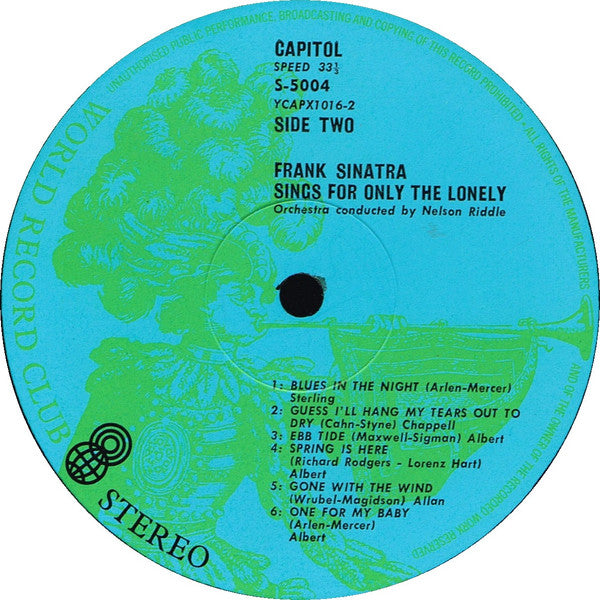 Frank Sinatra – Frank Sinatra Sings For Only The Lonely LP vinyl record, image 4 of 6