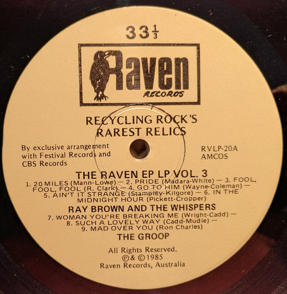 Various – The Raven EP LP Vol.3 LP vinyl record, image 3 of 4