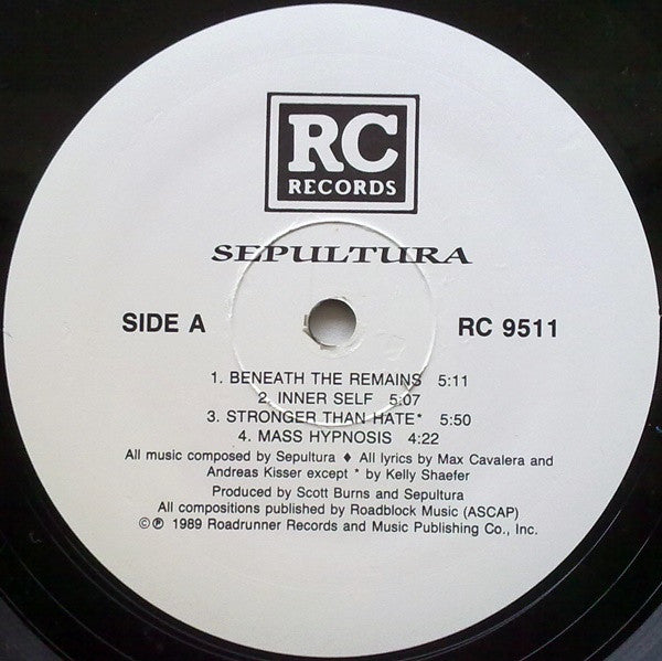 Sepultura – Beneath The Remains LP vinyl record, image 4 of 5