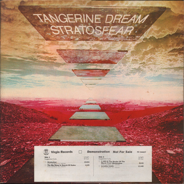 Tangerine Dream – Stratosfear LP vinyl record, image 1 of 5