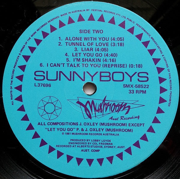 Sunnyboys – Sunnyboys LP vinyl record, image 4 of 6