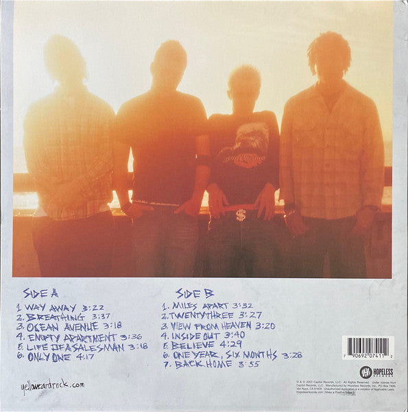 Yellowcard – Ocean Avenue LP vinyl record, image 2 of 7