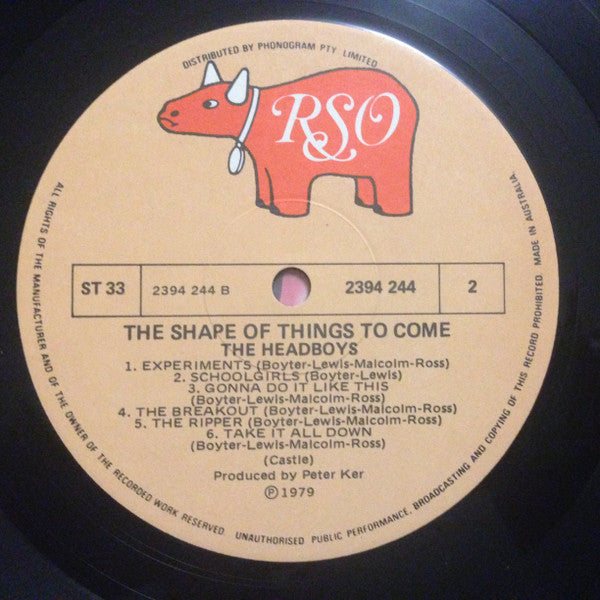 The Headboys – The Shape Of Things To Come LP vinyl record, image 6 of 6